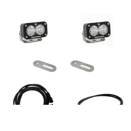 Baja Designs 2017+ Ford Super Duty S2 Sport Dual Reverse Kit w/ Upfitter Baja Designs Light Bars & Cubes  AXOPROS
