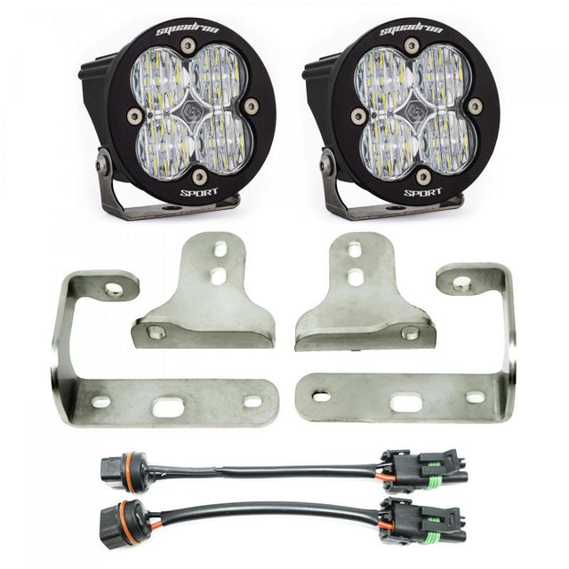 Baja Designs 2018 Wrangler JL Squadron Sport Series Fog Pocket Kit Baja Designs Fog Lights  AXOPROS