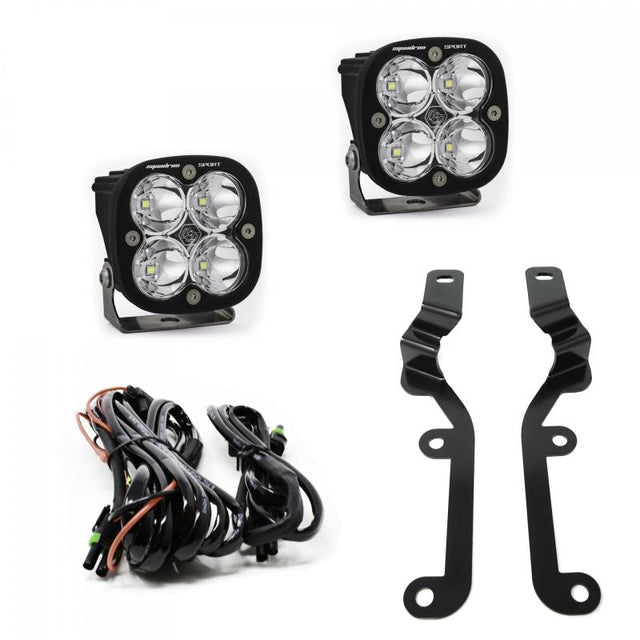 Baja Designs 2019 Silverado 1500 Squadron Sport A-Pillar Kit Baja Designs Light Mounts  AXOPROS