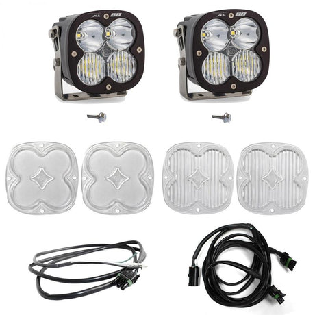 Baja Designs 2021+ Ford Bronco A Piller Light Kit XL80 D/C w/Upfitter Baja Designs Light Bars & Cubes  AXOPROS