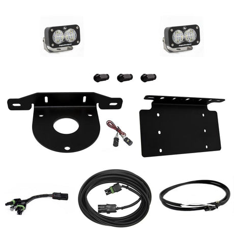 Baja Designs 2021+ Ford Bronco Dual S2 Sport W/C Reverse Kit w/Lic Plate w/Upfitter Baja Designs Light Bars & Cubes  AXOPROS