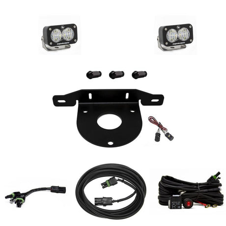 Baja Designs 2021+ Ford Bronco Dual S2 Sport W/C Reverse Kit w/Upfitter Baja Designs Light Bars & Cubes  AXOPROS