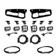 Baja Designs 2021+ Ford Bronco Fog Pocket Kit 21-Up Pro w/Upfitter Baja Designs Fog Lights  AXOPROS
