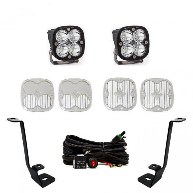 Baja Designs 2021+ Ford F150 A Pillar Kit Squadron Pro Spot Baja Designs Light Bars & Cubes  AXOPROS