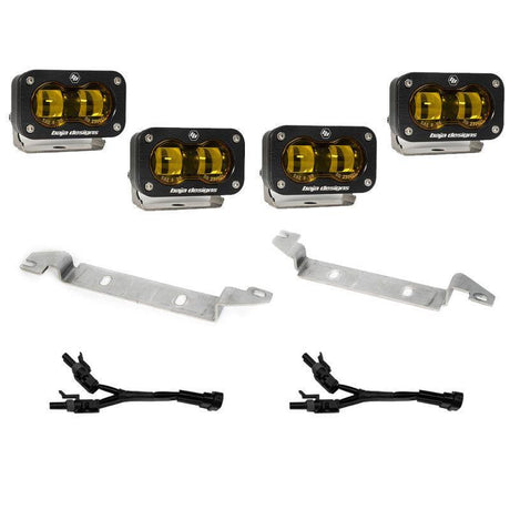 Baja Designs 2022+ Toyota Tundra S2 SAE OEM Fog Light Replacement Kit - Amber Baja Designs Light Bars & Cubes  AXOPROS