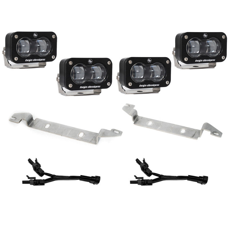 Baja Designs 2022+ Toyota Tundra S2 SAE OEM Fog Light Replacement Kit - Clear Baja Designs Light Bars & Cubes  AXOPROS