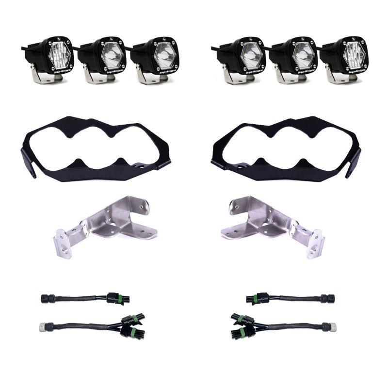 Baja Designs 2024+ Can-Am Maverick R S1 Headlight Kit Baja Designs Light Bars & Cubes  AXOPROS