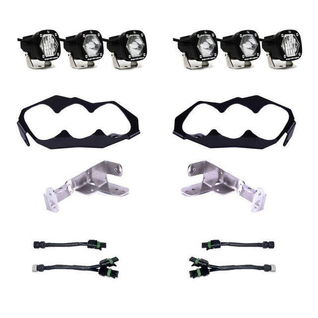 Baja Designs 2024+ Can-Am Maverick R S1 Headlight Kit Baja Designs Light Bars & Cubes  AXOPROS