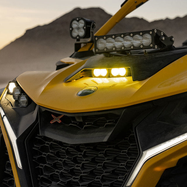 Baja Designs 2024+ Can-Am Maverick R S2 Pro Hood Light Kit Baja Designs Light Bars & Cubes  AXOPROS