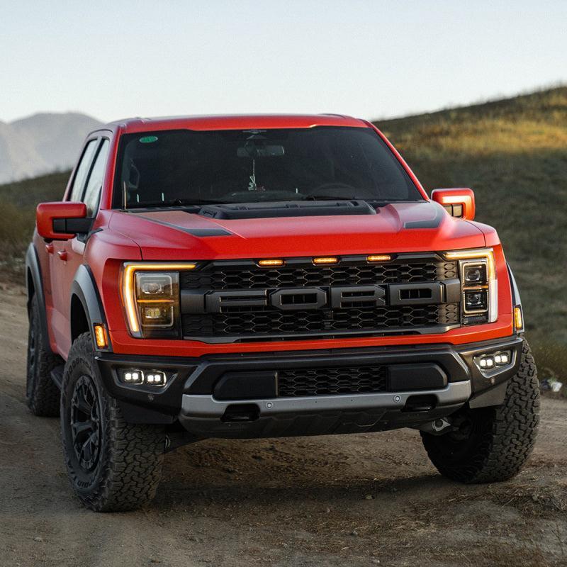 Baja Designs 21-22 Ford F-150 Raptor S2 SAE Dual Fog Pocket Light Kit - Clear Baja Designs Light Bars & Cubes  AXOPROS