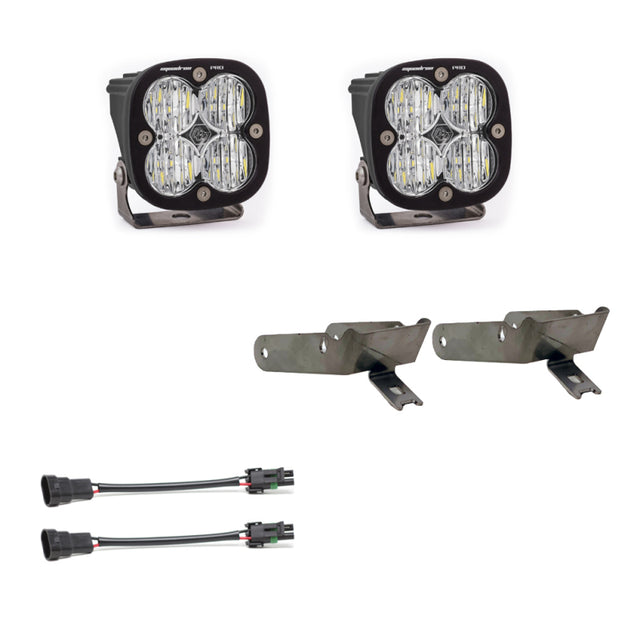 Baja Designs 99-10 Ford Super Duty Fog Squadron Pro Fog Pocket Kit Baja Designs Fog Lights  AXOPROS