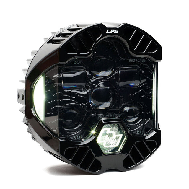 Baja Designs DOT LP6 LED Auxiliary Light Pod (Clear DRL) - Single Baja Designs Headlights  AXOPROS