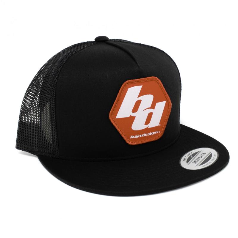Baja Designs Flexfit Trucker Hat - Black Baja Designs Shirts  AXOPROS