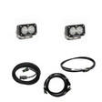 Baja Designs Jeep JL LED Light Kit Reverse Kit w/ Upfitter Dual S2 Sport w/C Baja Designs Light Bars & Cubes  AXOPROS