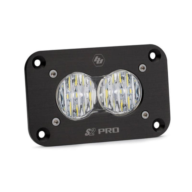 Baja Designs S2 Pro Flush Mount Wide Cornering Pattern LED Work Light - Clear Baja Designs Light Bars & Cubes  AXOPROS