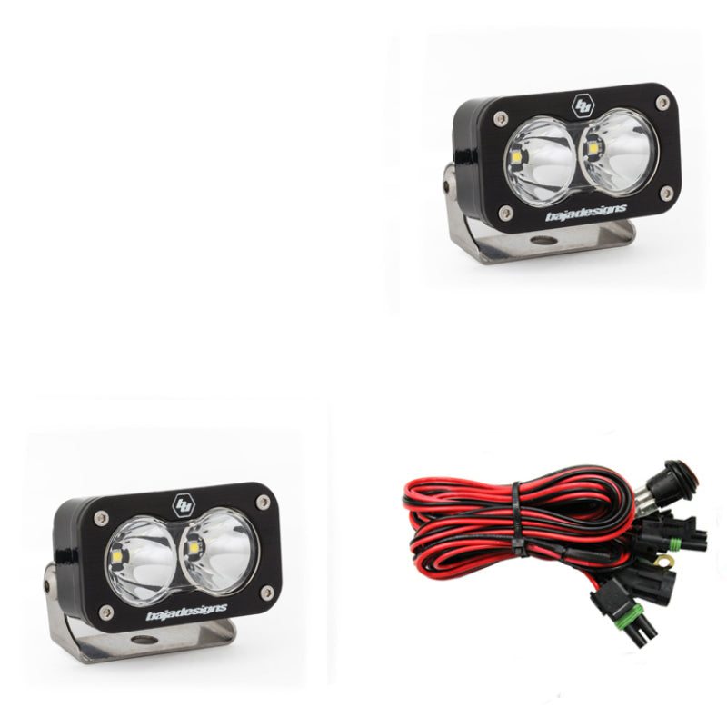 Baja Designs S2 Pro Series LED Light Pods Work/Scene Pattern - Pair Baja Designs Light Bars & Cubes  AXOPROS