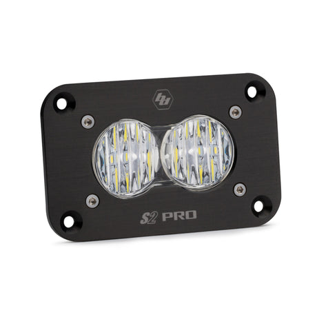 Baja Designs S2 Sport Flush Mount Wide Cornering Pattern LED Work Light - Clear Lens Baja Designs Light Bars & Cubes  AXOPROS