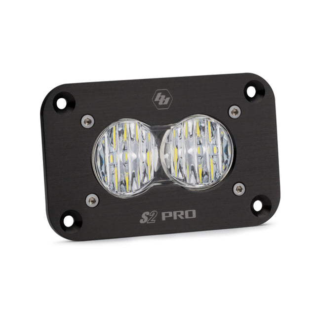 Baja Designs S2 Sport Flush Mount Wide Cornering Pattern LED Work Light - Clear Lens Baja Designs Light Bars & Cubes  AXOPROS