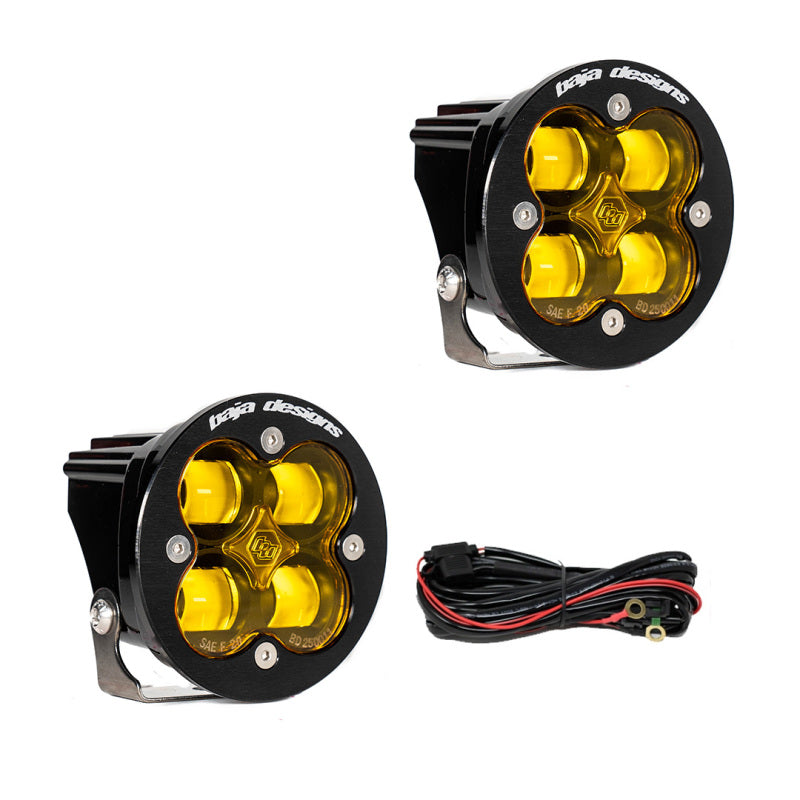 Baja Designs Squadron R SAE LED Spot Light - Amber - Pair Baja Designs Fog Lights  AXOPROS