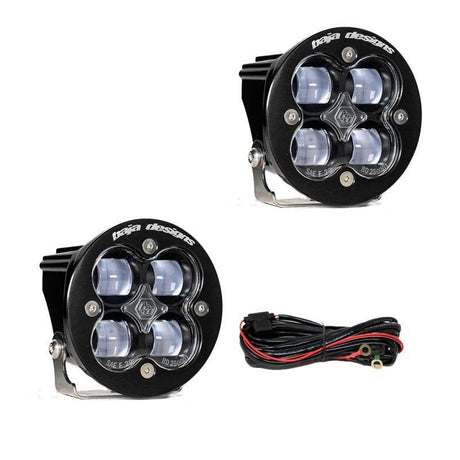 Baja Designs Squadron R SAE LED Spot Light - Clear - Pair Baja Designs Fog Lights  AXOPROS