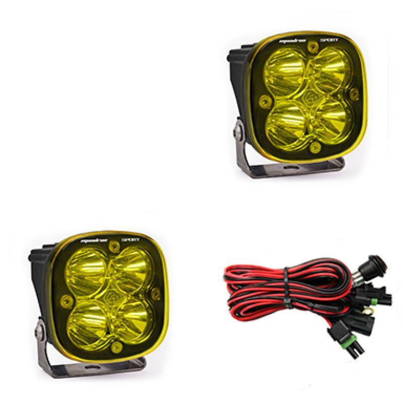 Baja Designs Squadron Sport Spot LED Light Pods - Amber Baja Designs Light Bars & Cubes  AXOPROS