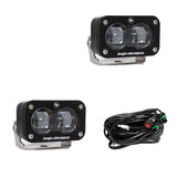 Baja Designs Universal S2 SAE Spot LED (Pair) - Clear Baja Designs Light Bars & Cubes  AXOPROS