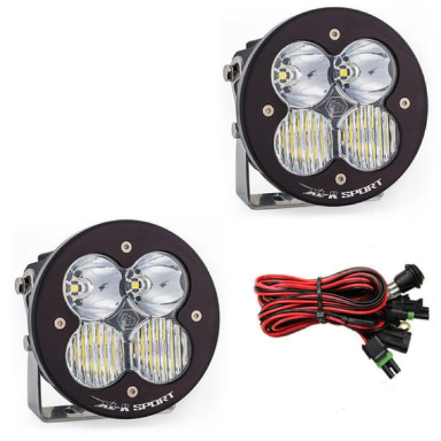 Baja Designs XL R Sport Series Driving Combo Pattern Pair LED Light Pods - Clear Baja Designs Light Bars & Cubes  AXOPROS