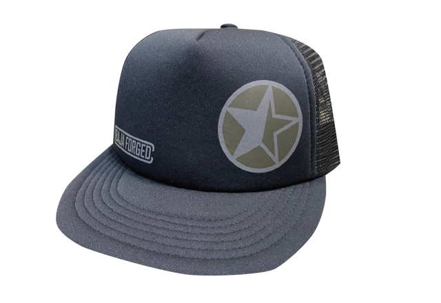 BAJA FORGED FOAM FRONT TRUCKER HAT - BLACK Baja Forged Hat  AXOPROS