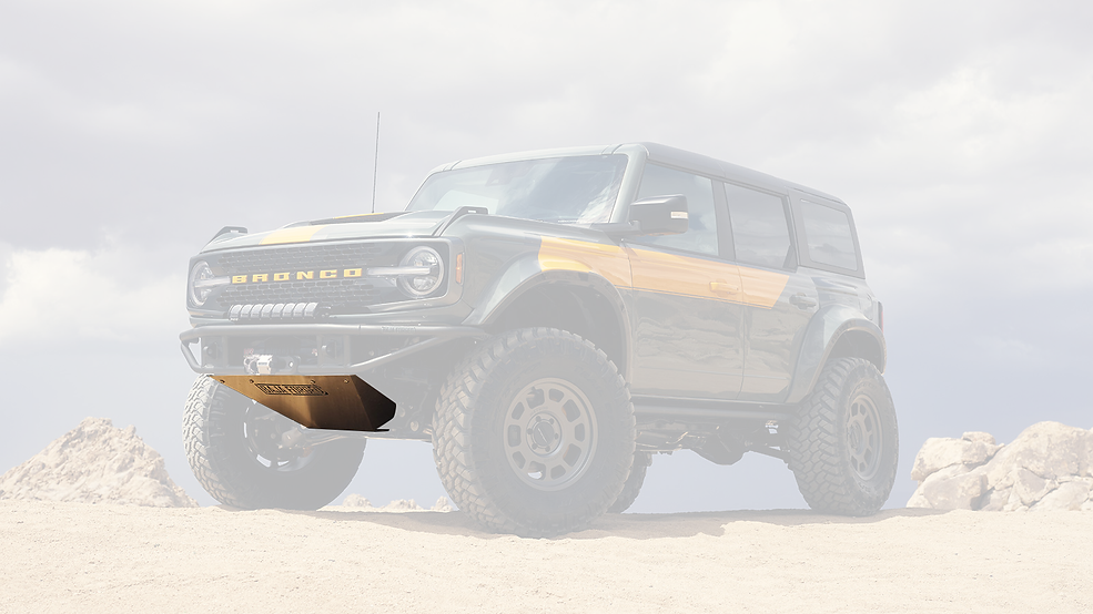 BAJA FORGED FORD BRONCO 2021-2024 Skid Plate Without Logo Baja Forged Skid Plate  AXOPROS