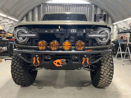 BAJA FORGED FORD BRONCO 2021-2025 Front Bumper Parking Sensor Bracket Kit Baja Forged Parking Aid Sensor Bracket  AXOPROS