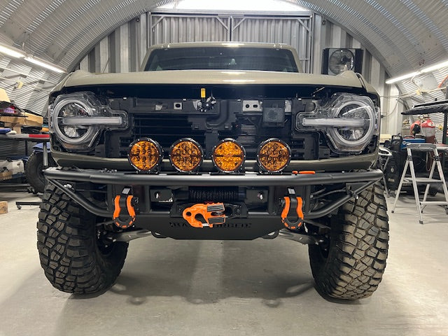 BAJA FORGED FORD BRONCO 2021-2025 Front Bumper Parking Sensor Bracket Kit Baja Forged Parking Aid Sensor Bracket  AXOPROS