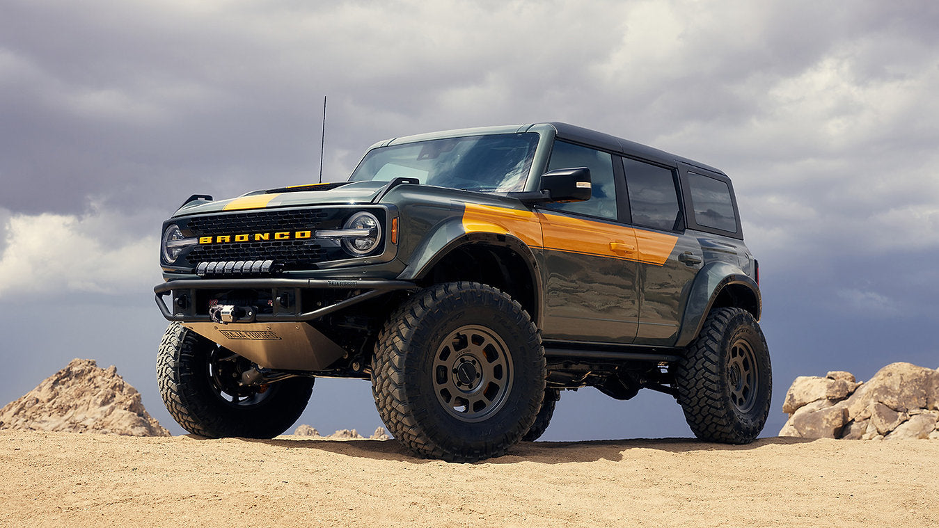 BAJA FORGED FORD BRONCO 2021-2025 Skid Plate With BAJA FORGED Logo Baja Forged Skid Plate  AXOPROS