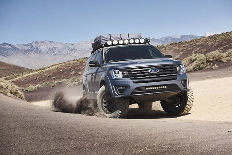 BAJA FORGED FORD EXPEDITION 2018-2024 Tubular Front Bumper Guard With Skid Plate Baja Forged Bumper  AXOPROS