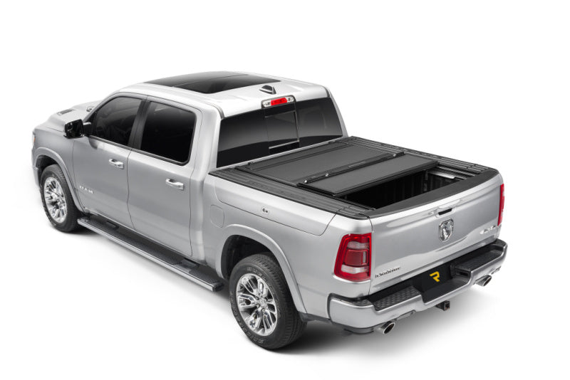 BAK 09-18 Dodge Ram 1500 (19-20 Classic Only) 5ft 7in Bed (w/ Ram Box) BAKFlip MX4 Matte Finish BAK Tonneau Covers - Hard Fold  AXOPROS