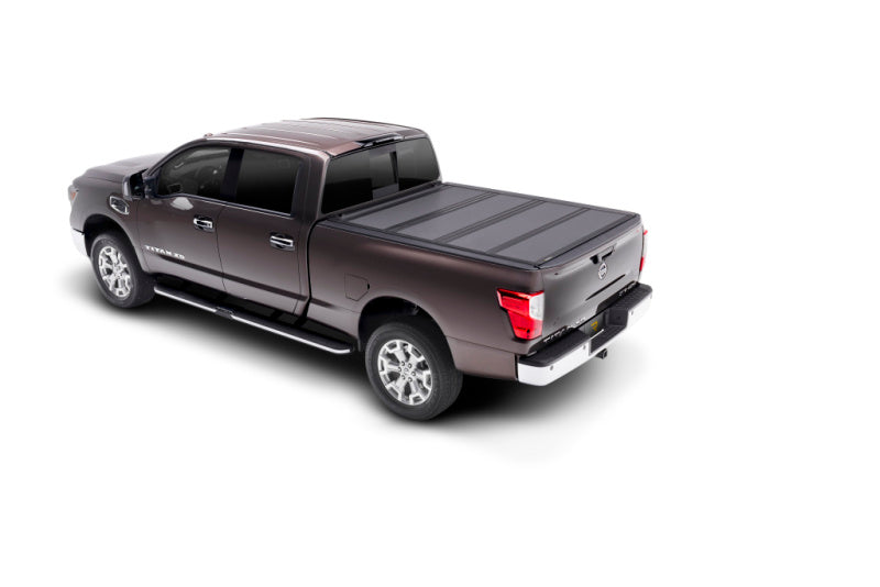 BAK 17-20 Nissan Titan 5ft 6in Bed BAKFlip MX4 Matte Finish BAK Tonneau Covers - Hard Fold  AXOPROS