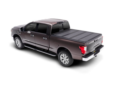 BAK 17-20 Nissan Titan 5ft 6in Bed BAKFlip MX4 Matte Finish BAK Tonneau Covers - Hard Fold  AXOPROS