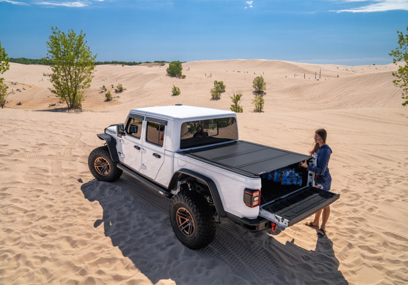BAK 2020 Jeep Gladiator 5ft Bed BAKFlip MX4 BAK Tonneau Covers - Hard Fold  AXOPROS