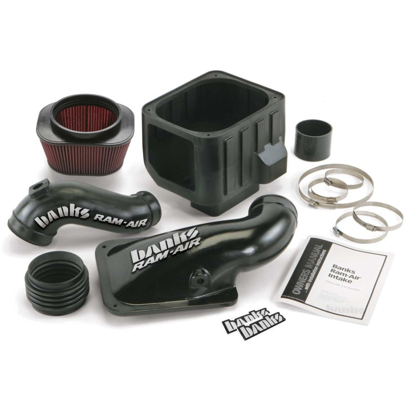 Banks Power 01-04 Chevy 6.6L Lb14 Ram-Air Intake System Banks Power Short Ram Air Intakes  AXOPROS