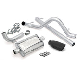Banks Power 07-11 Jeep 3.8L Wrangler - 2dr Monster Exhaust System - SS Single Exhaust w/ Black Tip Banks Power Catback  AXOPROS