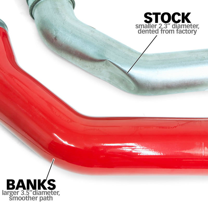 Banks 13-18 Ram 6.7L Diesel Boost Tube System - Driver Side Banks Power Intercooler Ducting  AXOPROS
