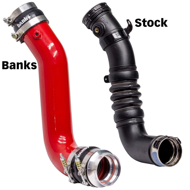 Banks Power 17-19 Chevy/GMC 2500HD/3500HD Diesel 6.6L Boost Tube Upgrade Kit - Red Banks Power Intercooler Ducting  AXOPROS