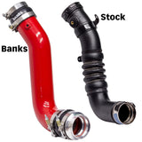 Banks Power 17-19 Chevy/GMC 2500HD/3500HD Diesel 6.6L Boost Tube Upgrade Kit - Red Banks Power Intercooler Ducting  AXOPROS