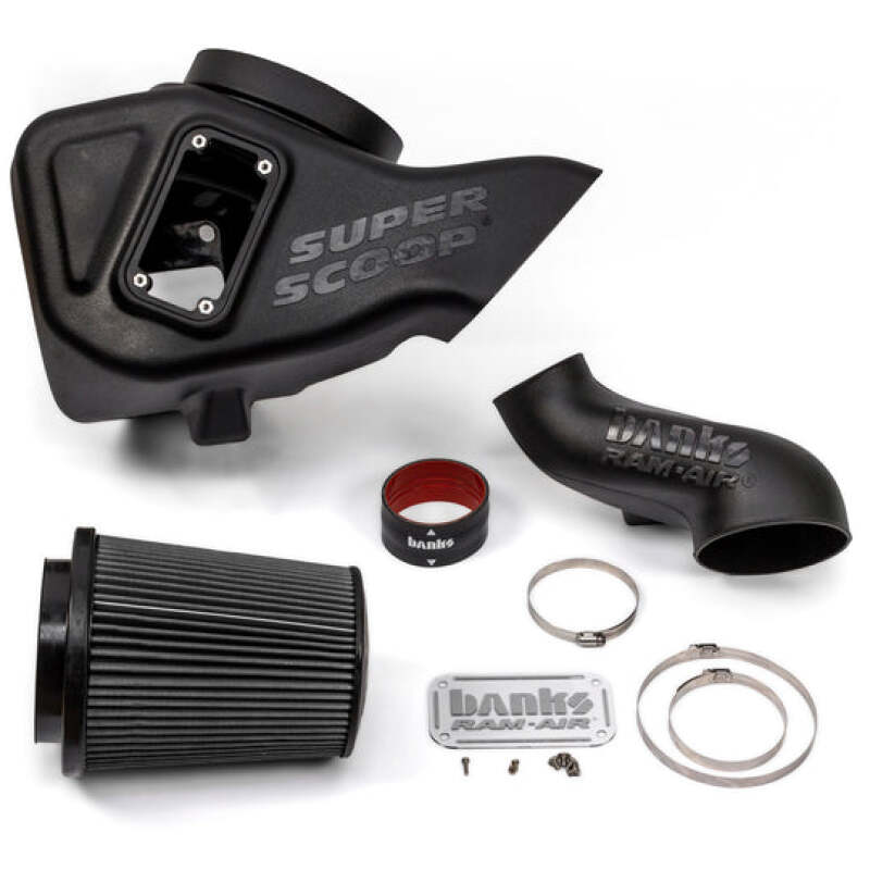 Banks Power 19-21 Dodge Ram 6.7L Ram-Air Intake System - Dry Filter Banks Power Short Ram Air Intakes  AXOPROS