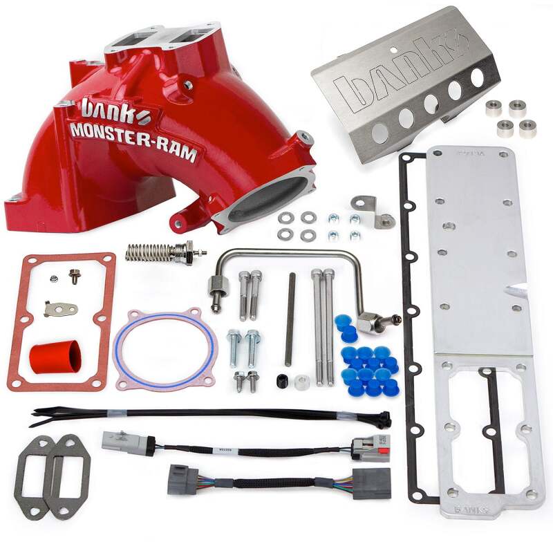 Banks Power 19-24 Ram 2500/3500 6.7L Diesel Monster-Ram Intake System - Red Banks Power Short Ram Air Intakes  AXOPROS