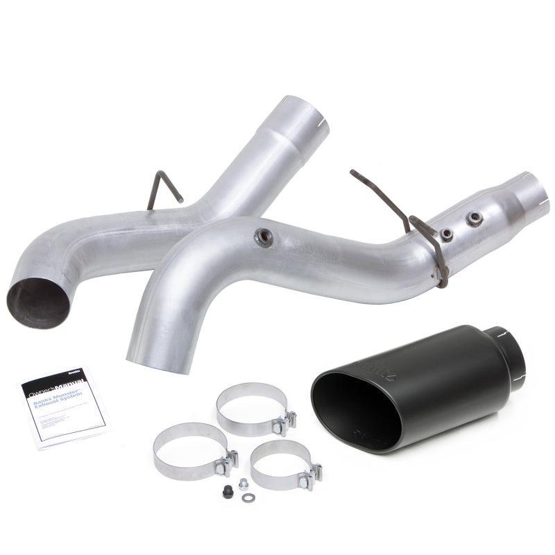 Banks Power 20-21 Chevy/GMC 2500/3500 6.6L Monster Exhaust System - Black Tip Banks Power Catback  AXOPROS