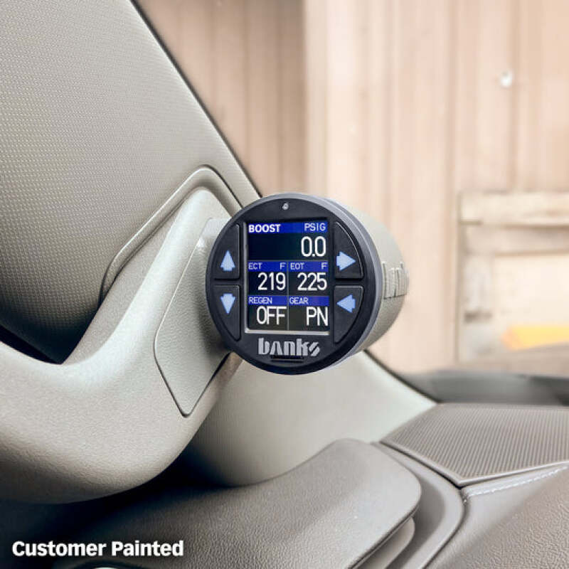 Banks Power 2022+ Chevrolet 1500 / 2024+ Chevrolet 2500/3500 iDash Stealth Pod Mount - Single Gauge Banks Power Gauge Pods  AXOPROS