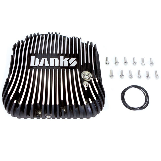 Banks Power 85-19 Ford F250/ F350 10.25in 12 Bolt Black Milled Differential Cover Kit Banks Power Diff Covers  AXOPROS