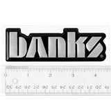 Banks Power Small Urocal Black / Silver Banks Power Stickers/Decals/Banners  AXOPROS