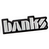 Banks Power Small Urocal Black / Silver Banks Power Stickers/Decals/Banners  AXOPROS