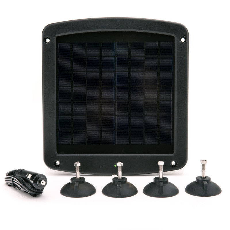 Battery Tender 12V 5W Solar Battery Charger w/Windshield Mount Battery Tender Battery Chargers  AXOPROS